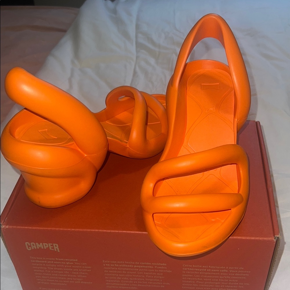 Camper Women's Orange Sandals
